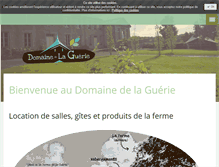 Tablet Screenshot of domaine-guerie.com